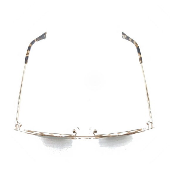 Ramy Brook Rose Gold Metal Round Sunglasses Mirror Gray Lens 52-19 140 Men Women - Picture 3 of 12